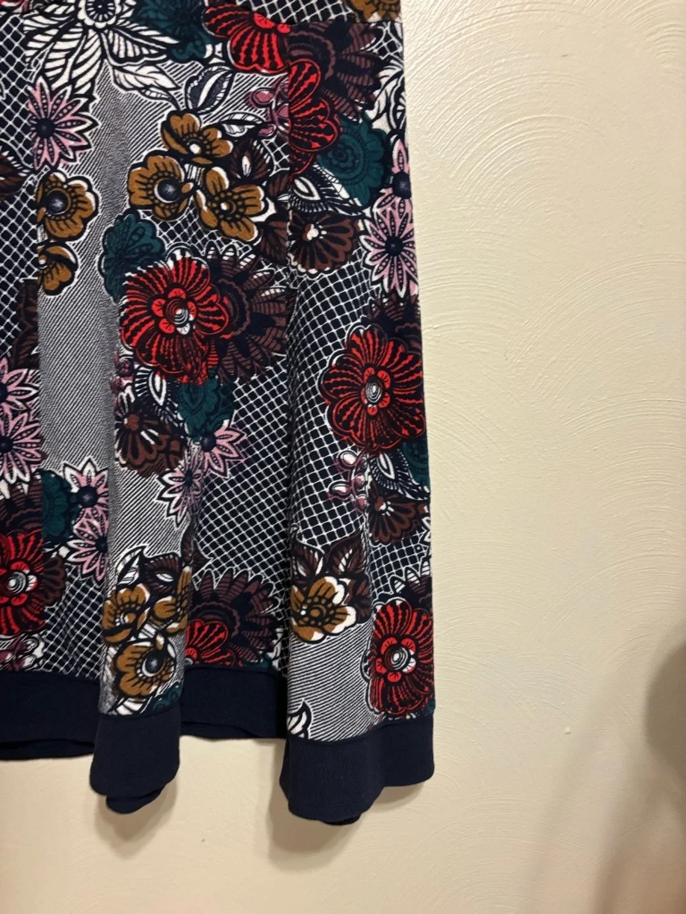 Maeve Anthropologie Floral Swing Dress Size Large Boho Print Sleeveless - Picture 7 of 8